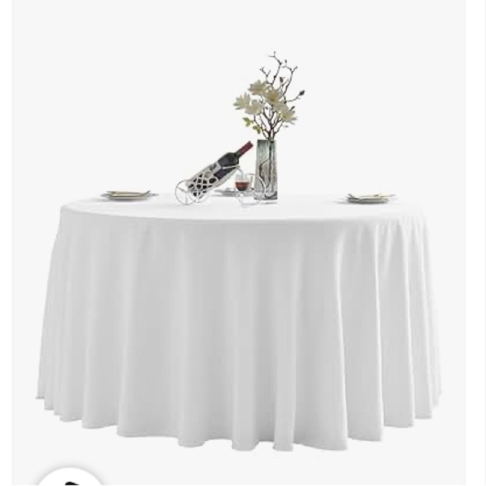 Elegant White Tablecloth